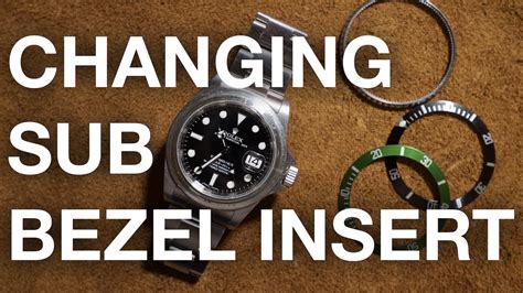 rolex submariner aufzugskrone entfernen|youtube rolex submariner bezel insert.